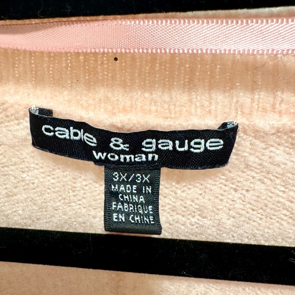 Women’s 3x Love and Legend Peach/pink sweater - Picture 4 of 4